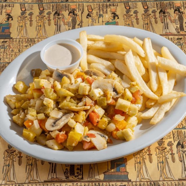 Veggie Shawarma.