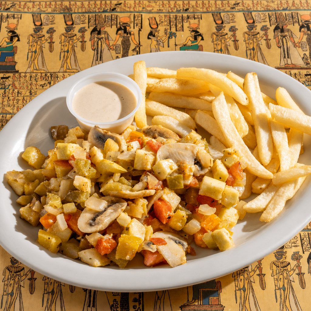 Veggie Shawarma.