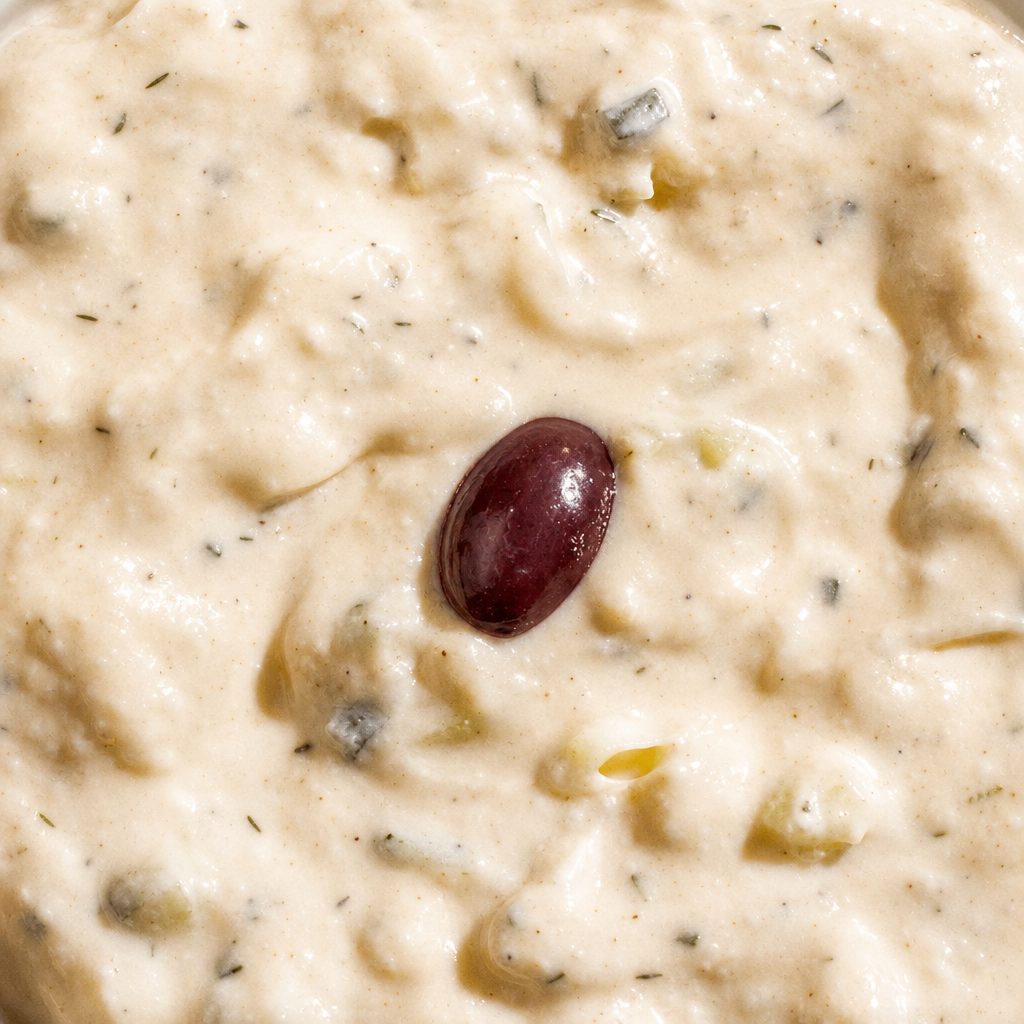 Cucumber or Tahini Sauce Side.