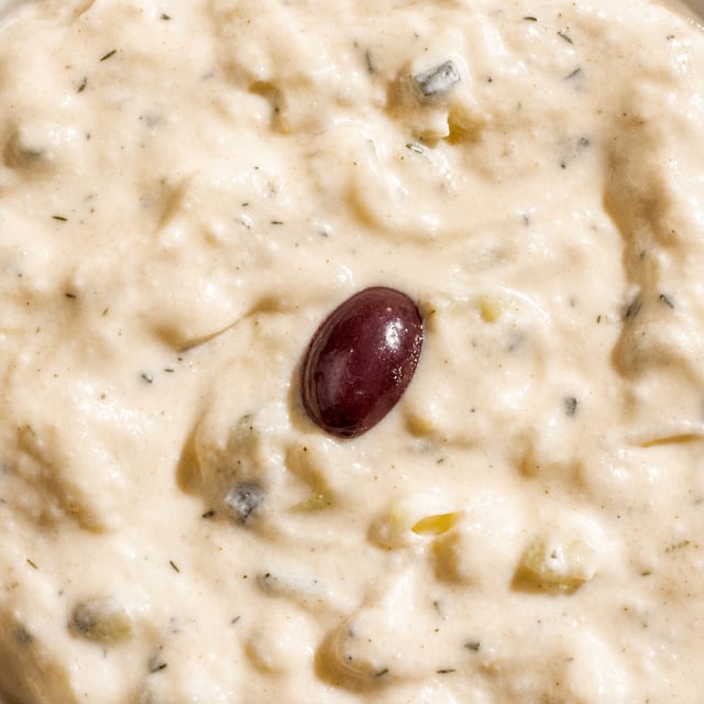 Cucumber or Tahini Sauce Side.